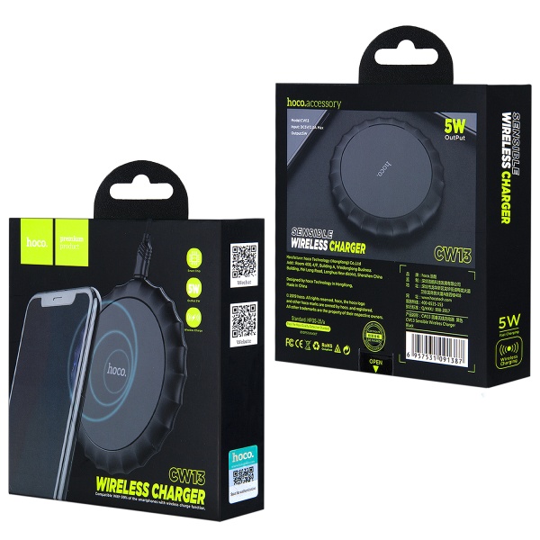 Беспроводное зарядное устройство CW13 HOCO (Черный)
