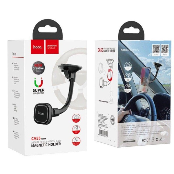 Автомобильный держатель Hoco CA55 (Черный)