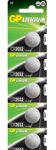 Батарейка CR2032 GP Lithium 3V (5 шт. в блистере)