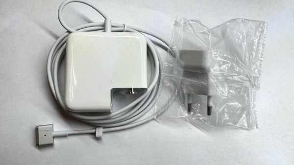 Блок питания для ноутбуков Apple 14.85V, 3.05A, 45W (MagSafe 2 T-form) - Премиум