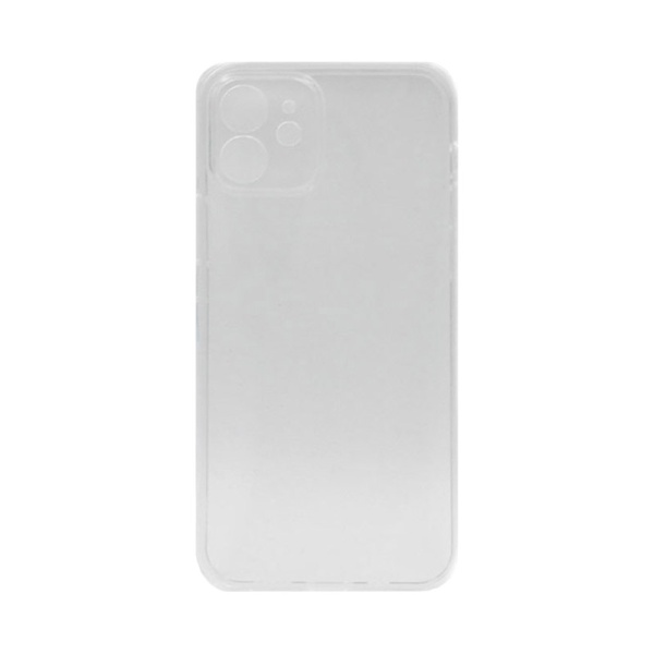Чехол-накладка для iPhone 12 (с защитой камеры, прозрачный)