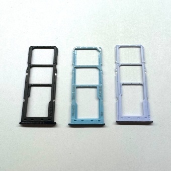 Держатель SIM для Samsung A32 4G (A325F) - Голубой
